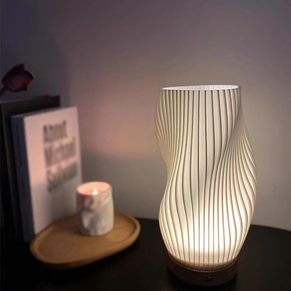 Incandia Wellenförmige Tischlampe