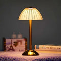 Lampo - Drahtlose LED - Pilzlampe - Tischlampe - Gold - Müller Mode