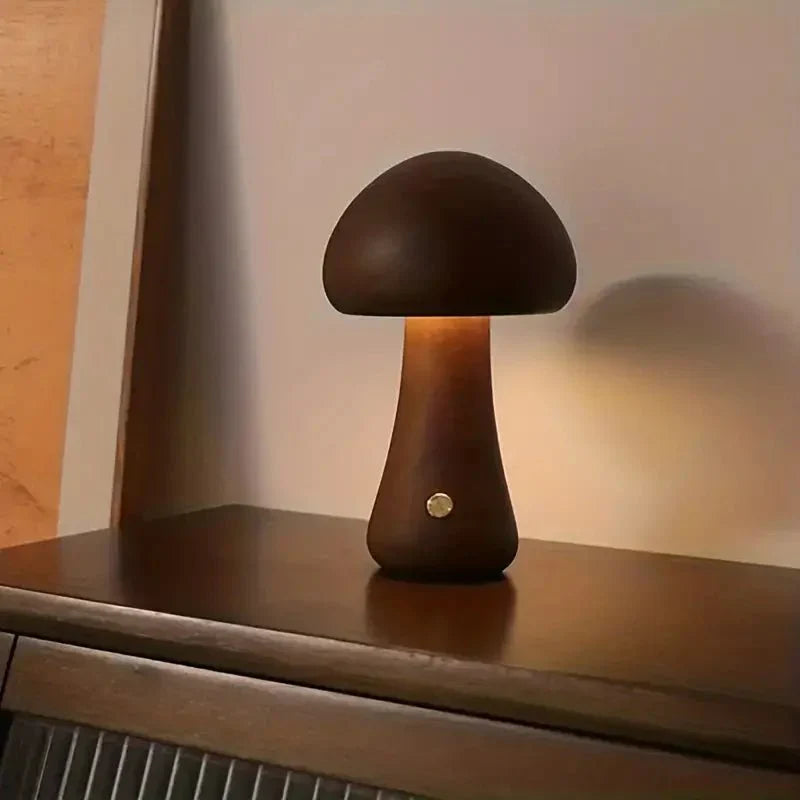 Shimmer Pilz-Tischlampe