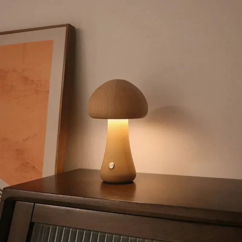 Shimmer Pilz-Tischlampe