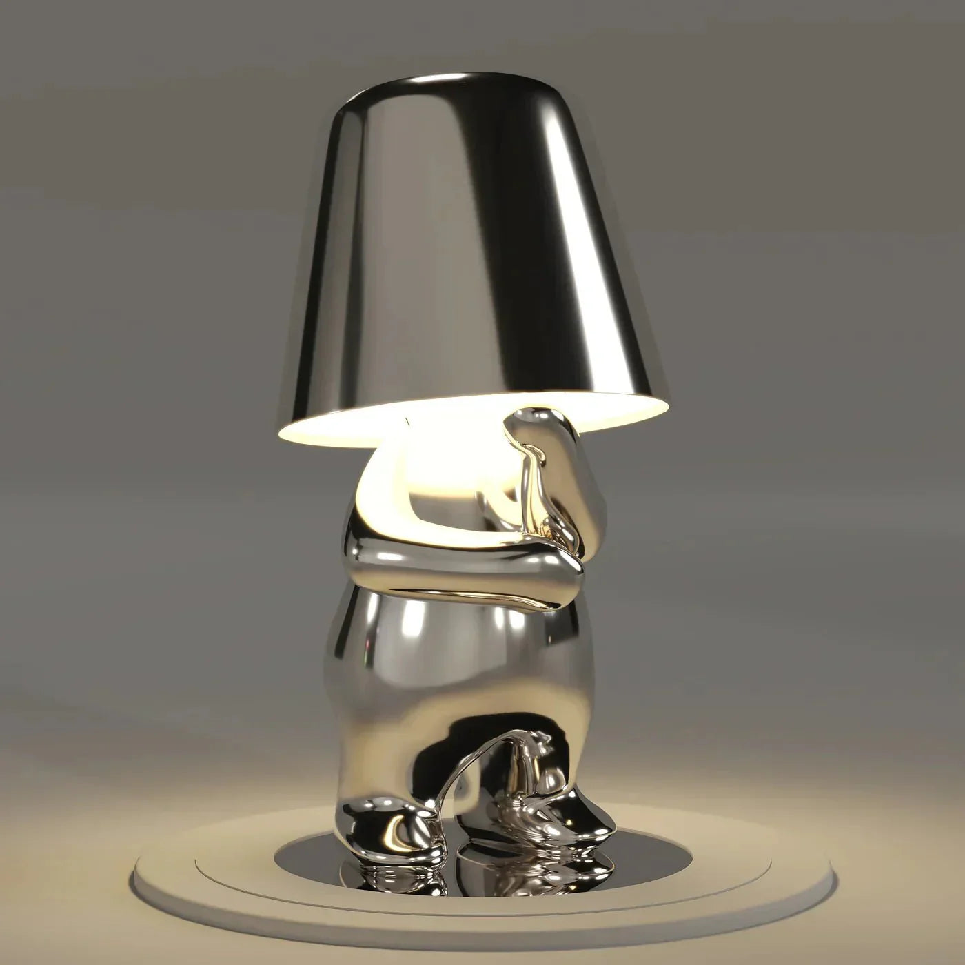 Solara - Person Lampe - Tischlampe - Silber - Müller Mode
