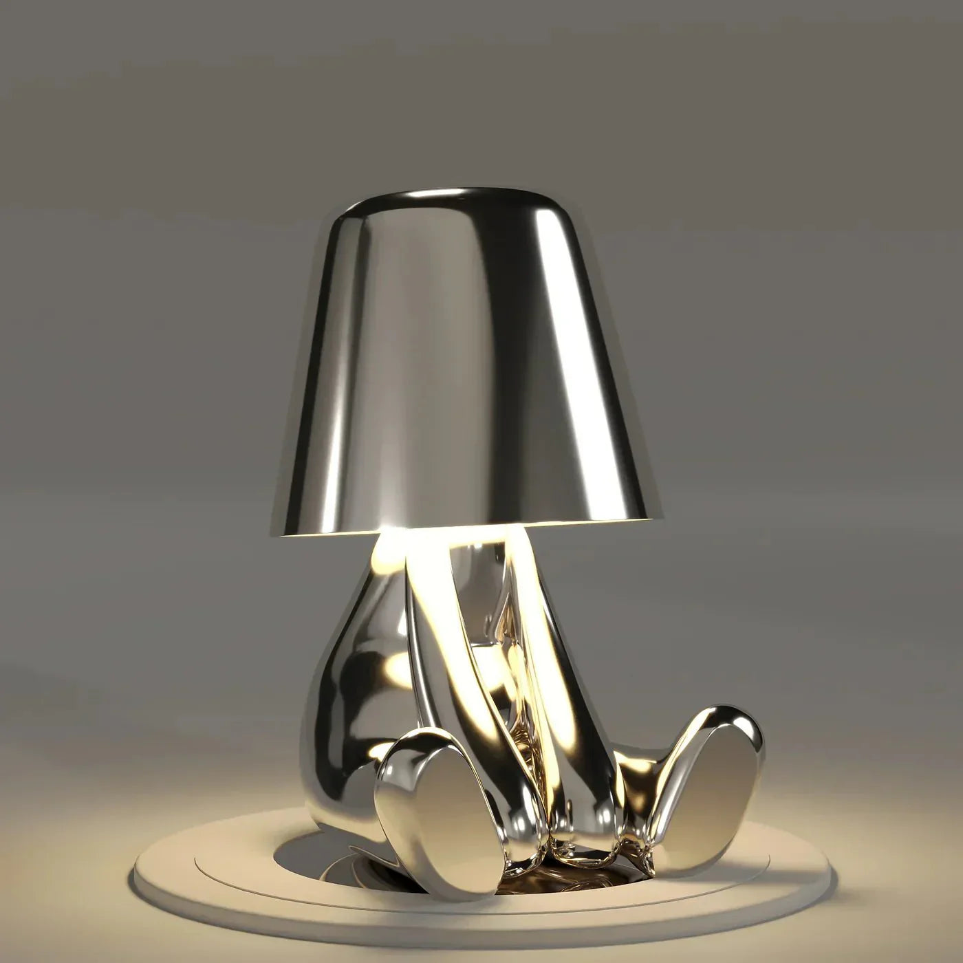 Solara - Person Lampe - Tischlampe - Silber - Müller Mode