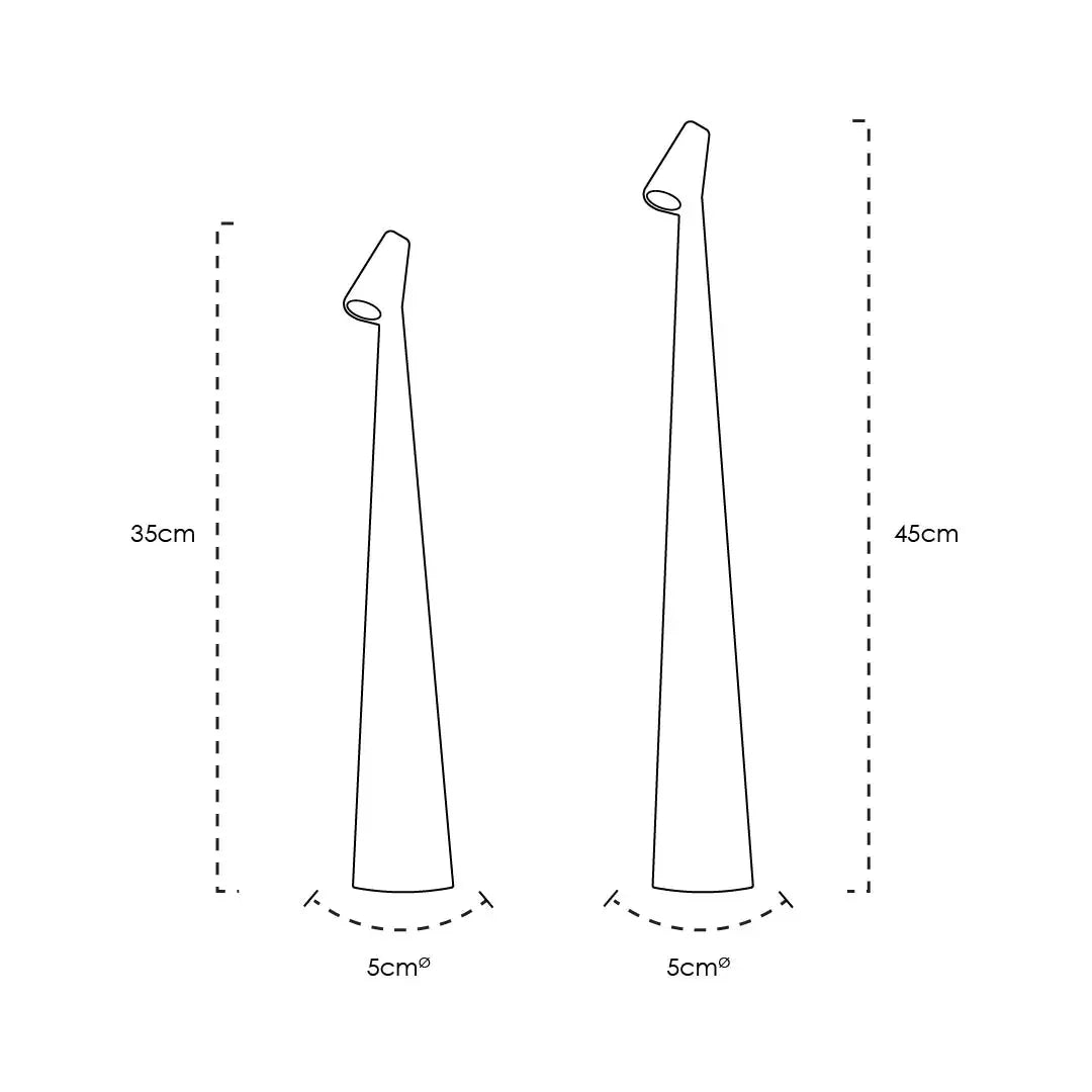 Spark Minimalistische Touch-Tischlampe