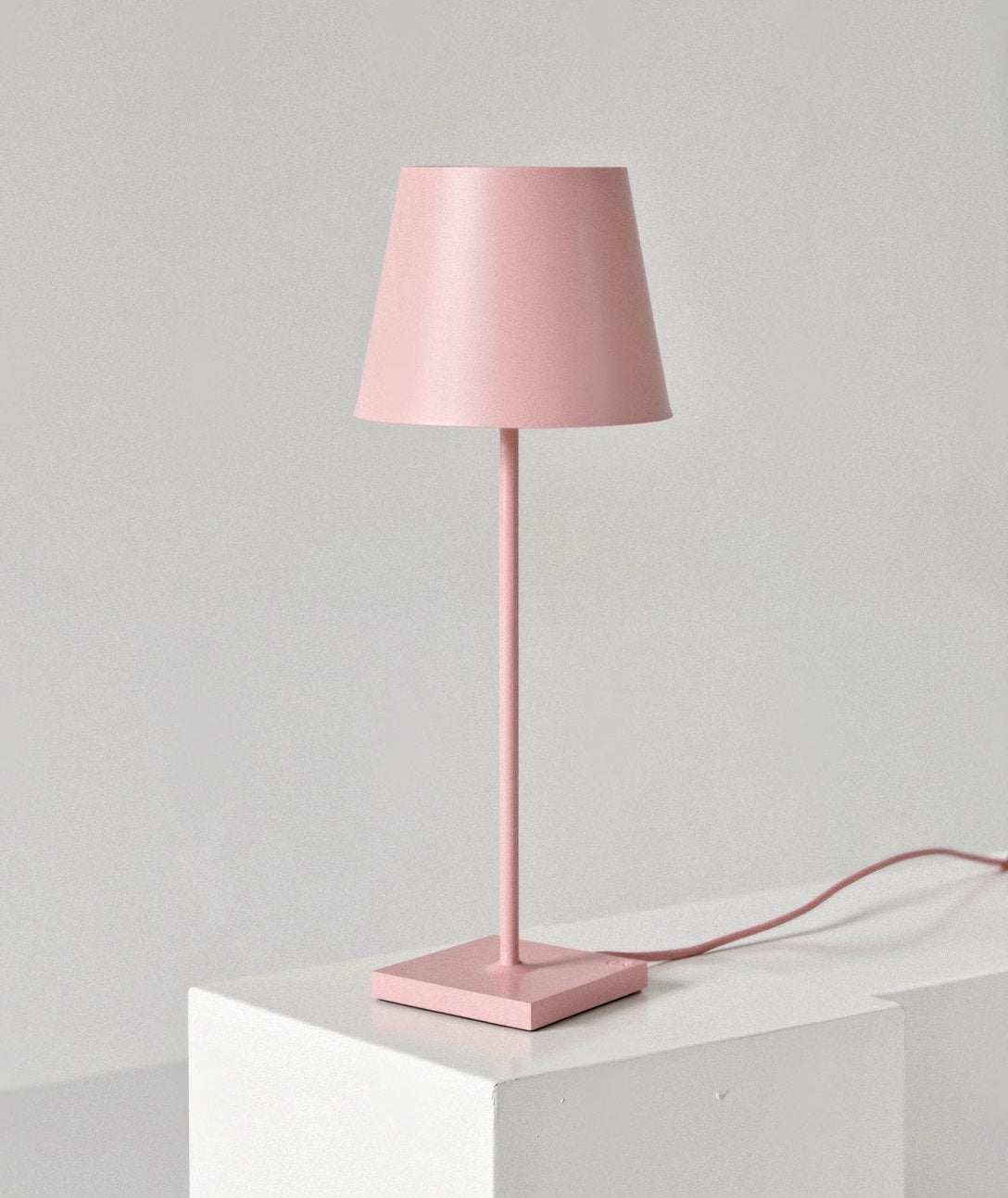 Vespera - Hohe Tischlampe mit Dimfunktion - Tischlampe - Rosa - Müller Mode